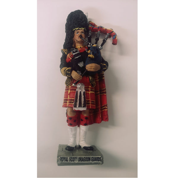 Royal Scots Dragoon Grds Piper Sculpture