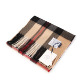 100% Cashmere Scarf Made In Scotland Amplified Thomson Camel