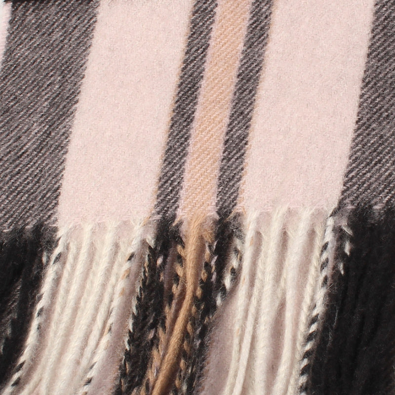 100% Cashmere Scarf Made In Scotland Amplified Thomson Pink