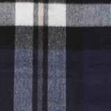 100% Cashmere Scarf Made In Scotland Amplified Thomson Navy