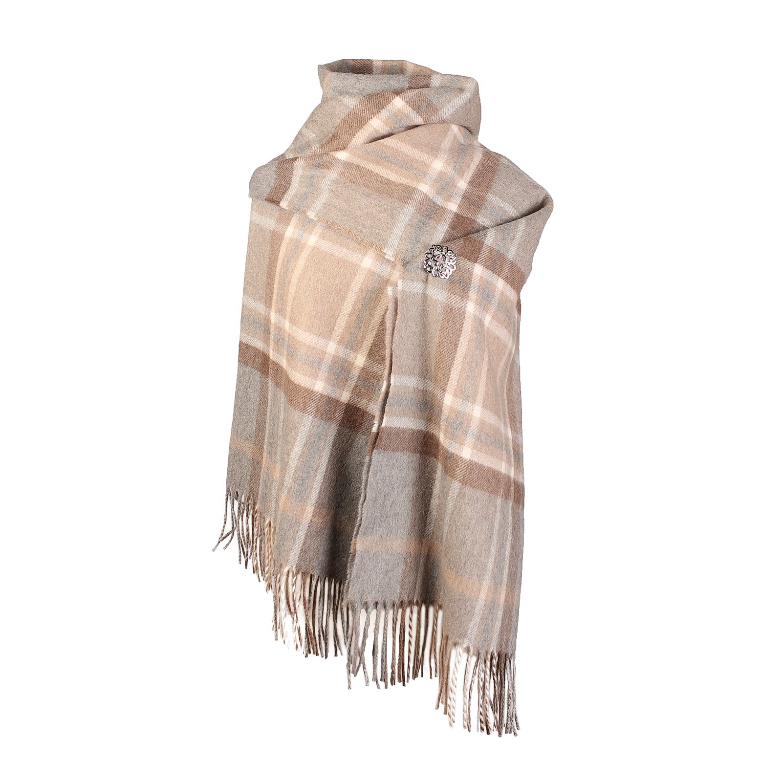 100% Cashmere Stole Made In Scotland Mackellar