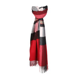 Cashmere Tartan  Stole Amplified Thomson Red