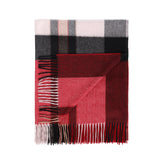 Cashmere Tartan  Stole Amplified Thomson Red