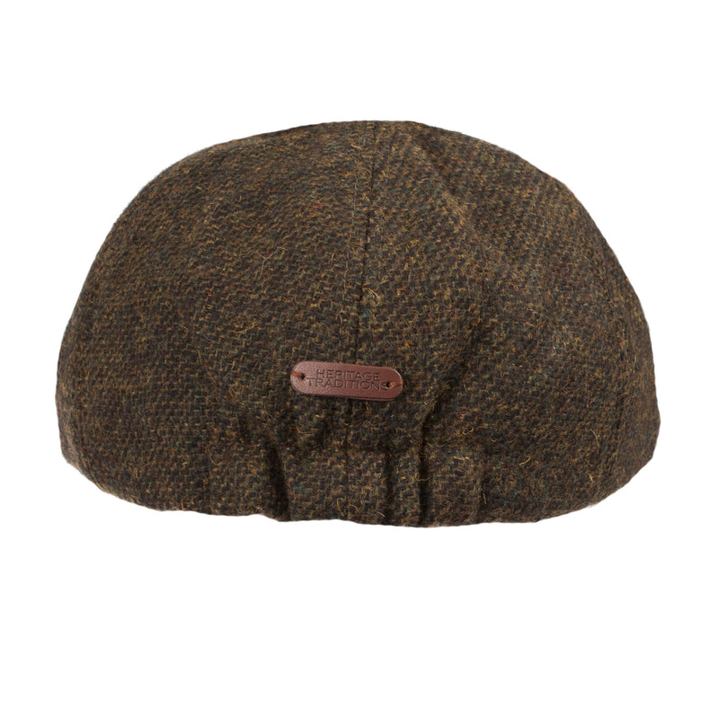 Men's Wool Blend Tweed Flap Cap