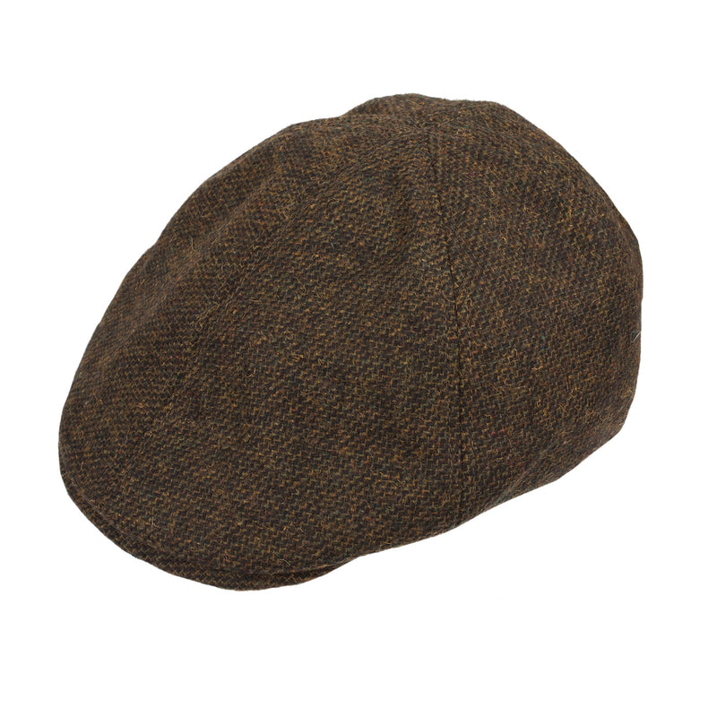 Men's Wool Blend Tweed Flap Cap