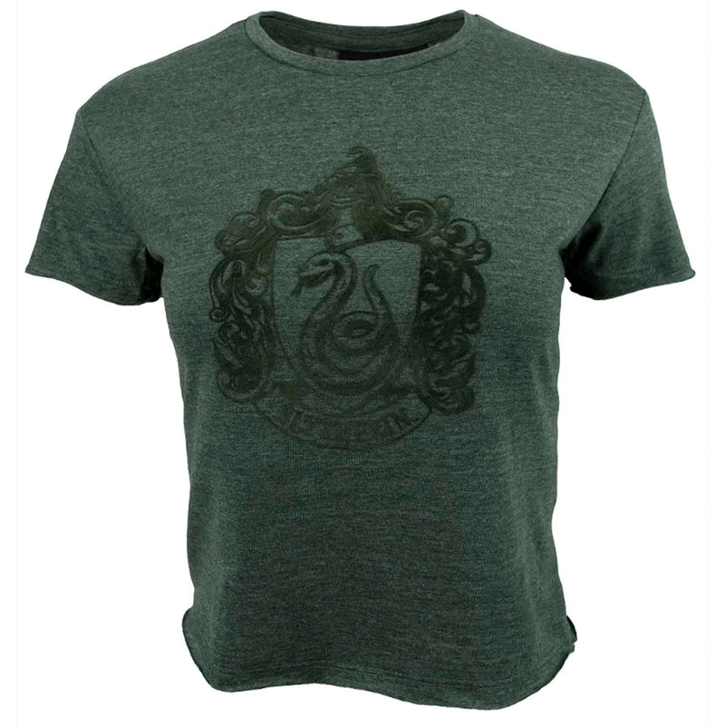 Hp Slytherin Womens Cropped Tshirt