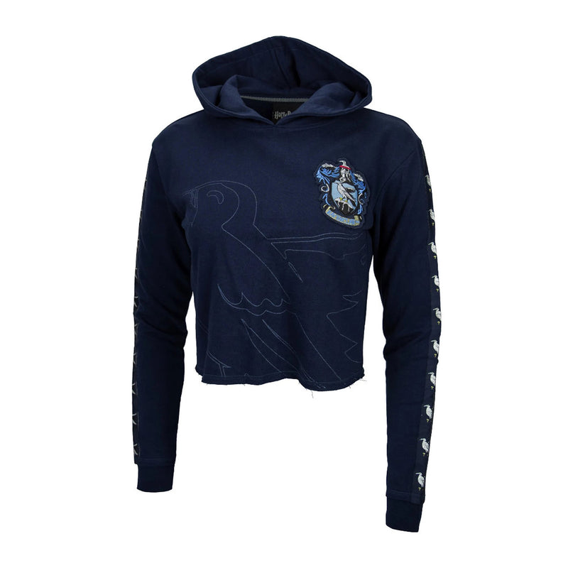 Ladies Ravenclaw Cropped House Hoodie