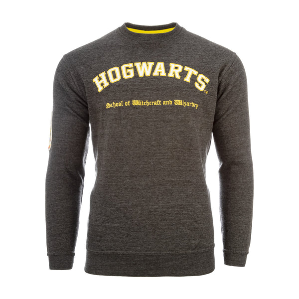 (Sd)Hogwarts Crewneck Sweatshirt Charcoal/White