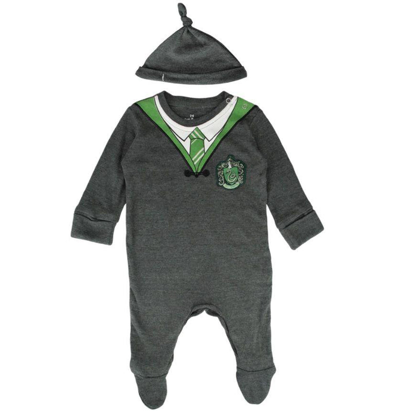 Hp Slytherin Uniform Babygrow & Hat