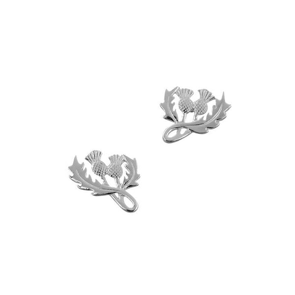 Scottish Thistle Earrings Double Thistle