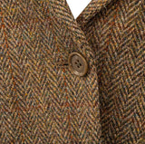 Harris Tweed Ladies Jacket - Iona Brown Herringbone