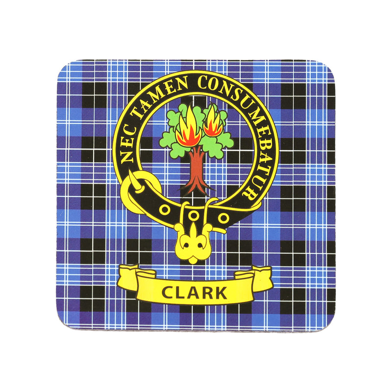 Kc Clan Sq Cork Coaster Clark