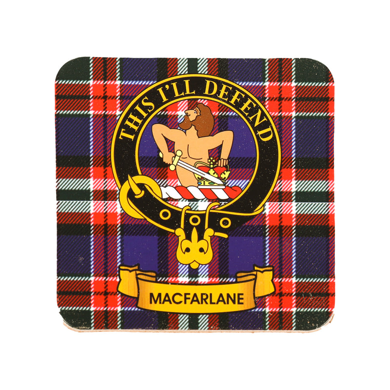 Kc Clan Cork Coaster Macfarlane