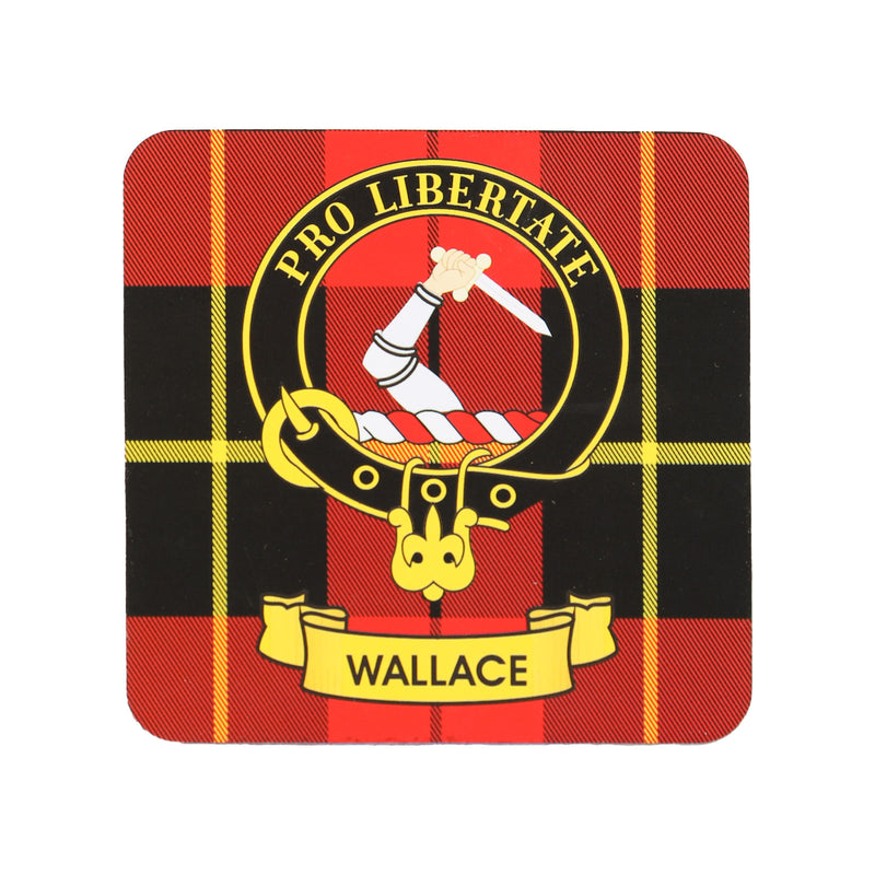 Kc Clan Sq Cork Coaster Wallace