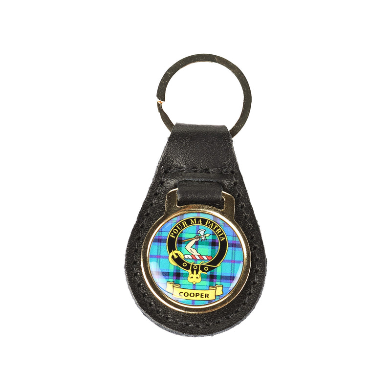 Kc Clan Leather Key Fob Cooper