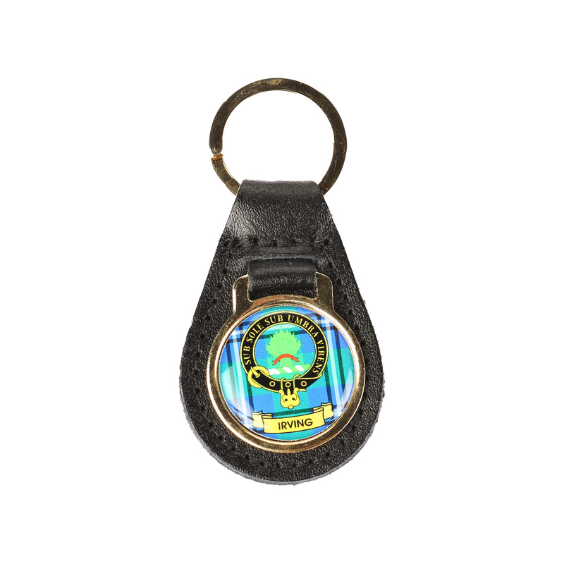 Kc Clan Leather Key Fob Irving