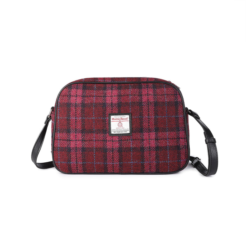 Avon Shoulder Bag Raspberry Check