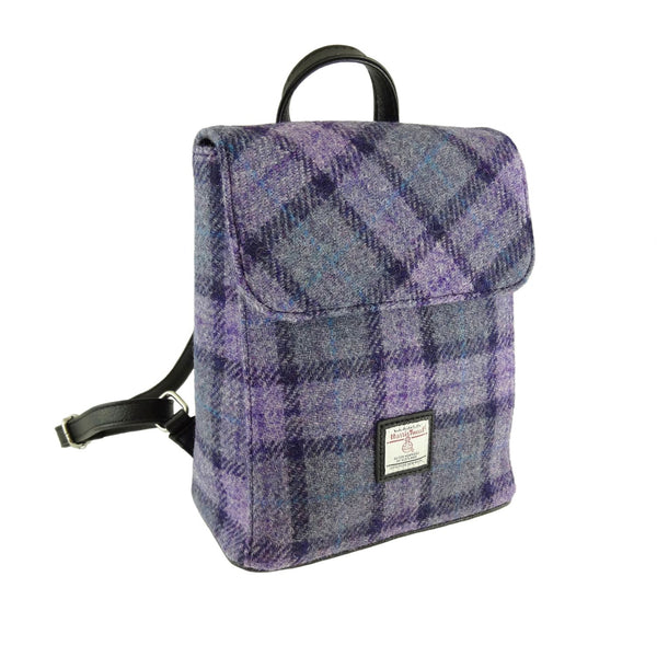 Tummel Backpack Bold Purple Check