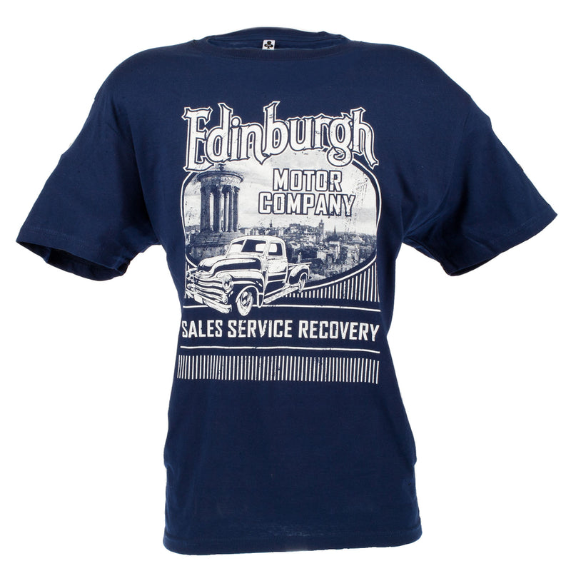 Edinburgh Motor Company T-Shirt Navy