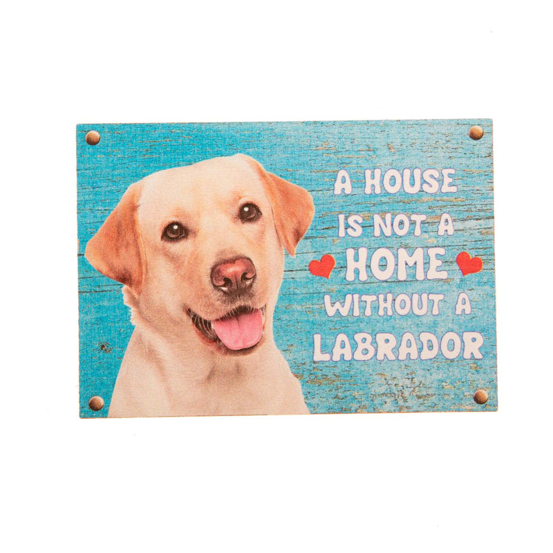 Pet Fridge Magnet Small Labrador Yellow