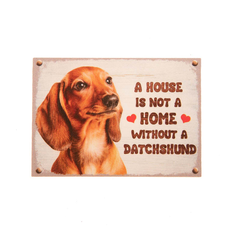 Pet Fridge Magnet Small Dachshund Red