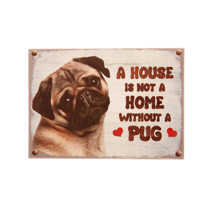 Pet Fridge Magnet Small Pug Fawn