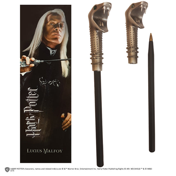 Harry Potter - Lucius Malfoy Wand Pen & Bookmark