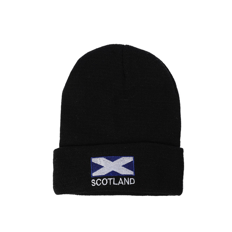 Beanie Hat Scotland Black