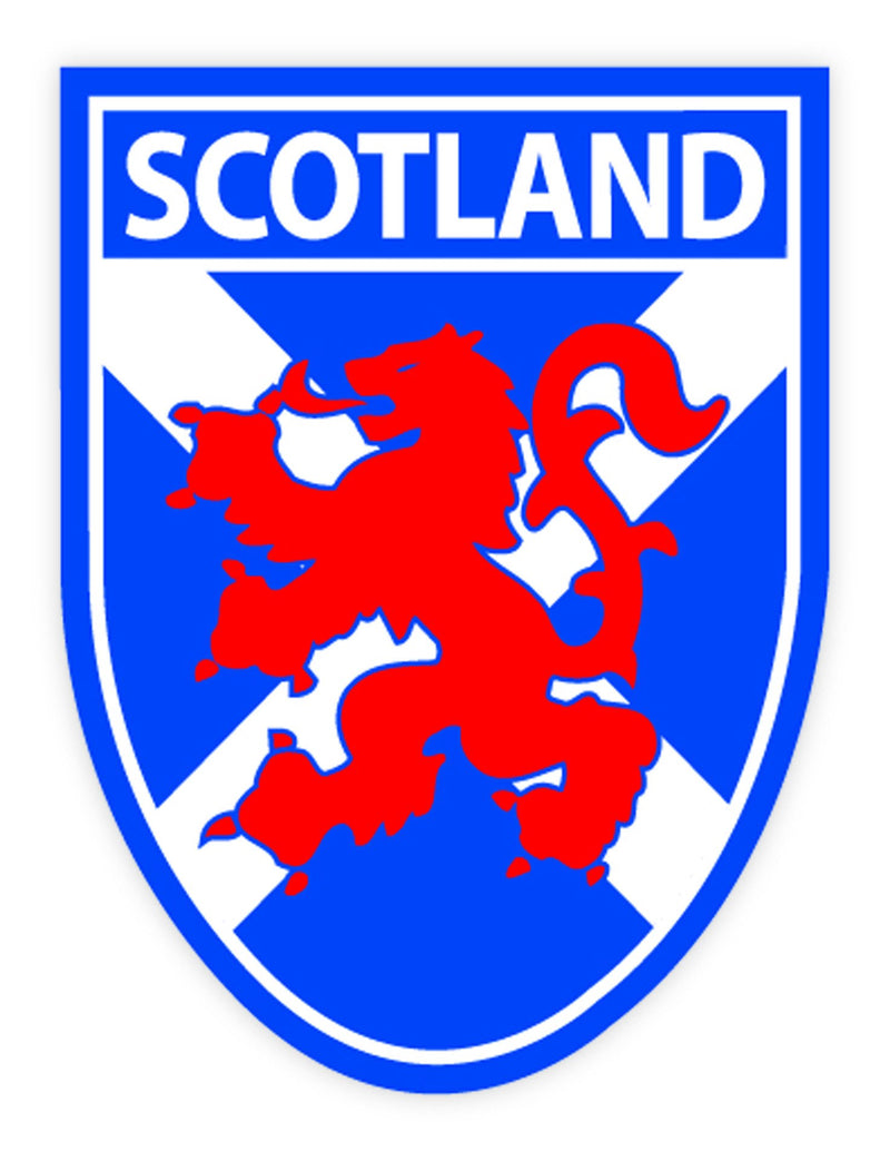 Scotland Lion Rampant Saltire Sticker