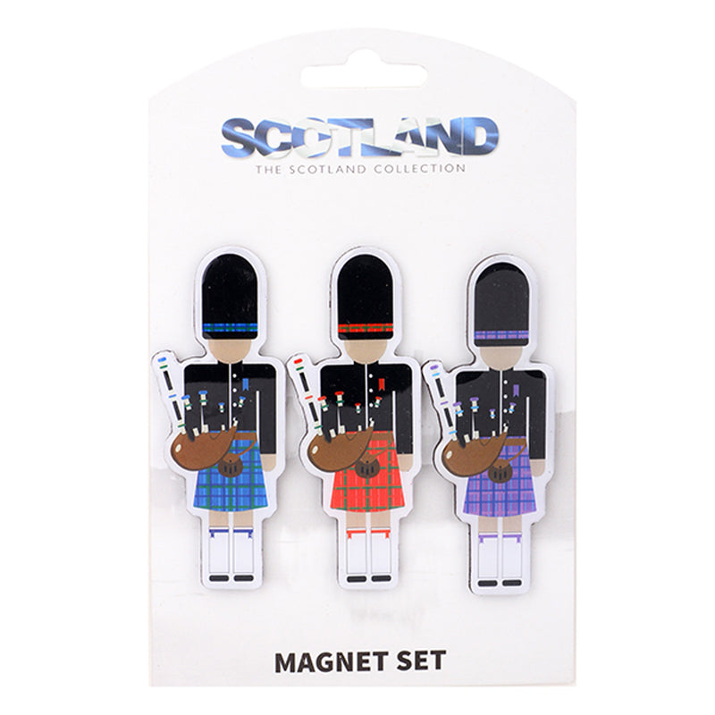 Scottish Piper 3 Pk Magnets