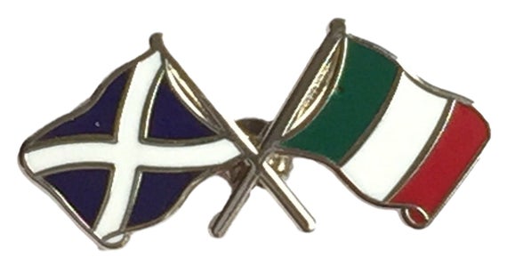 T302 Scotland & Italy Lapel Pin