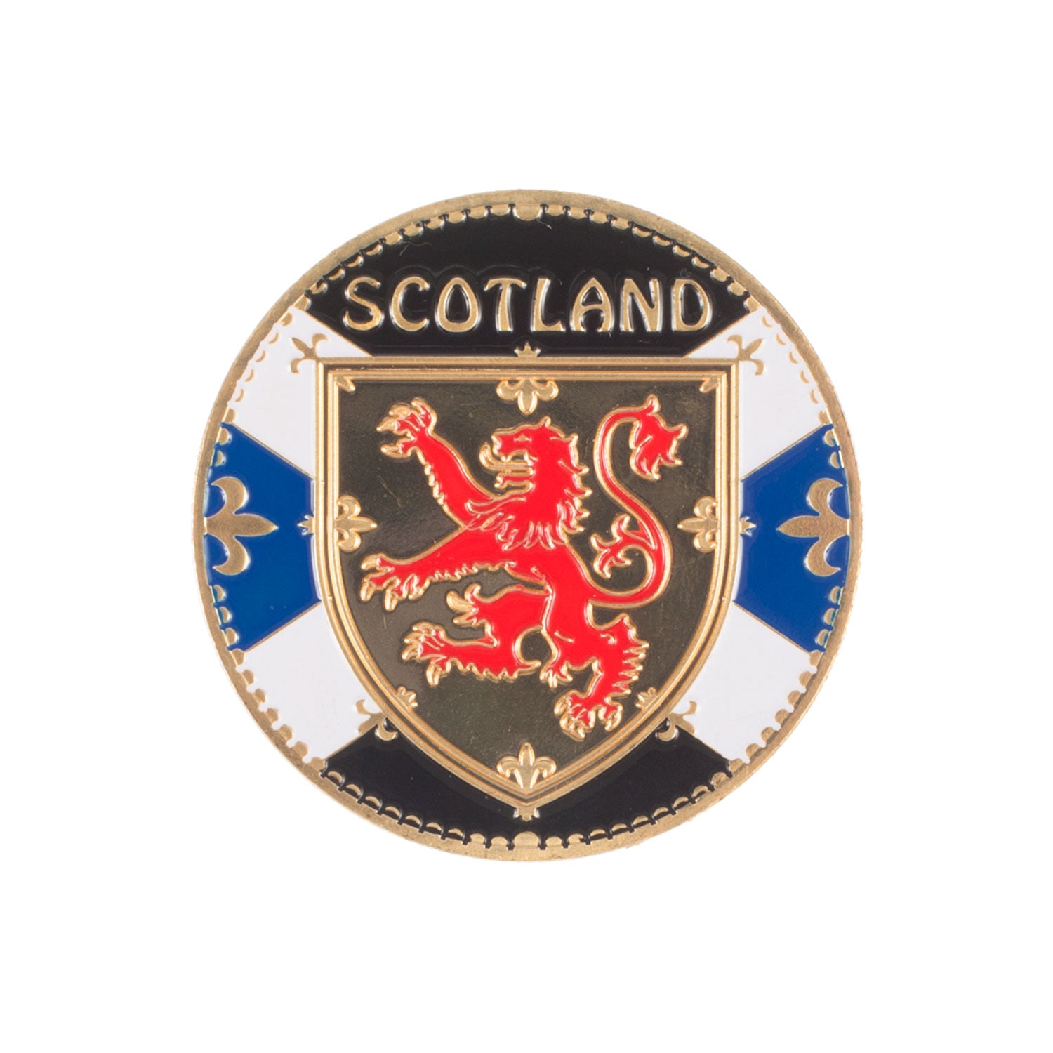 Scotland Souvenir Coin Vintage Bus