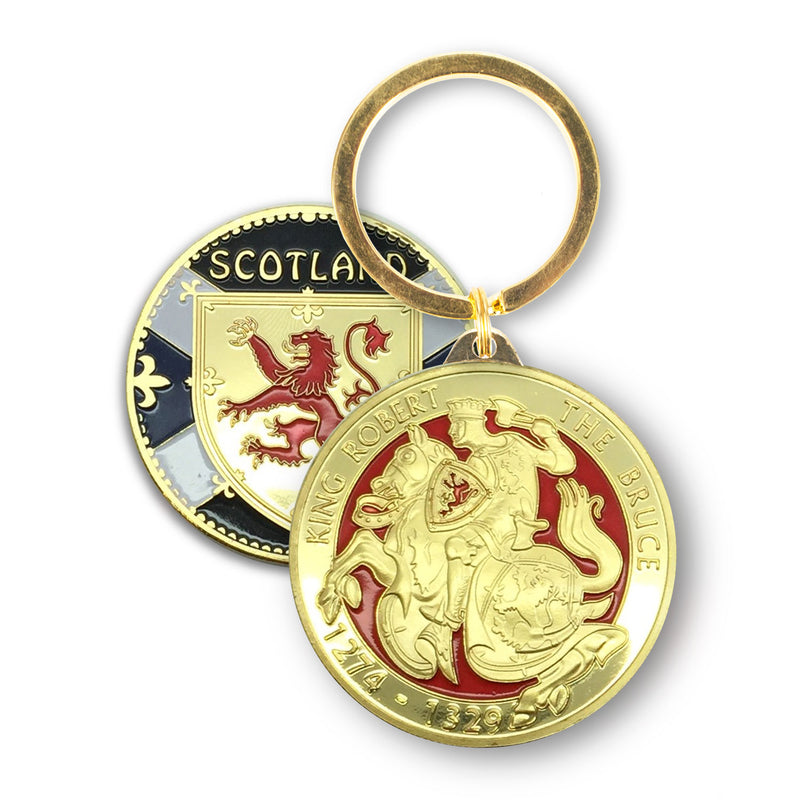 Scotland Souvenir Keyring Scotland King The Bruce Horse