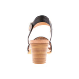 Women's W1a-0523C1 Leather Heel Sandal
