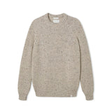 Men's Peregrine Ford Crew Neck Made In England Light Grey