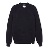 Men's Peregrine Ford Crew Neck Made In England Navy