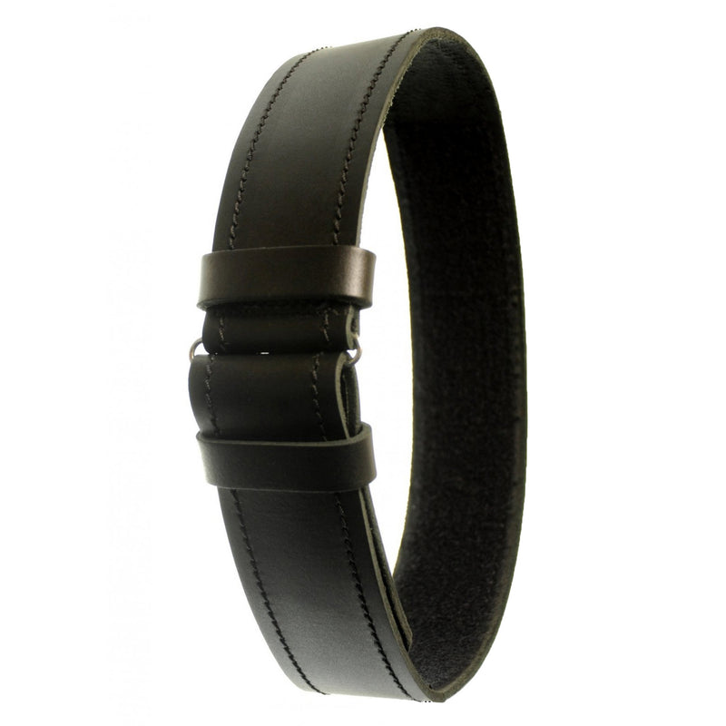 Gents Standard Black Leather Kilt Belt