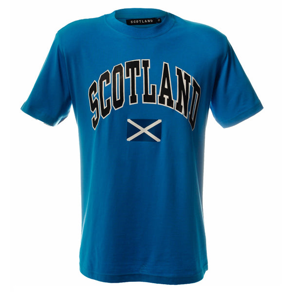 Scotland Harvard Print T/Shirt Sapphire Blue