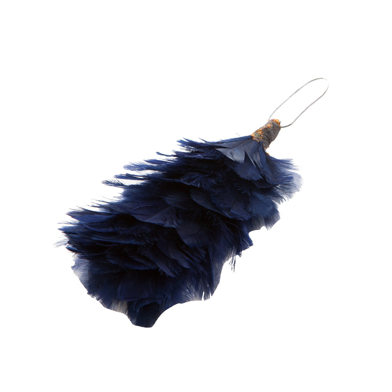 Feather Hackle For Highland Headwear Glengarry Navy