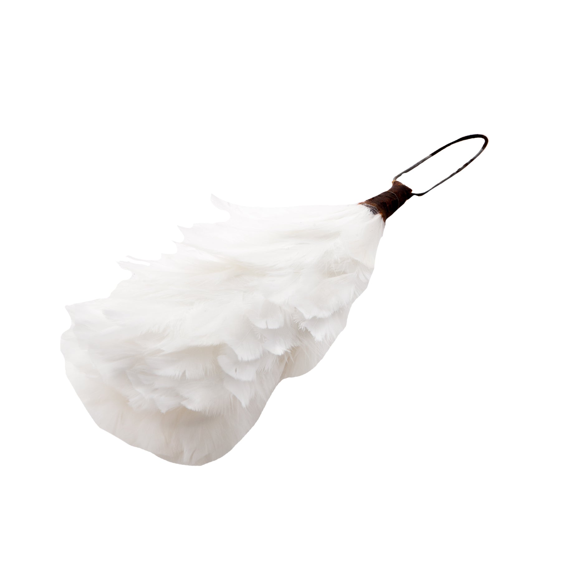 Feather Hackle For Highland Headwear Glengarry White