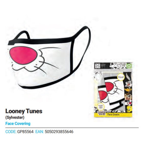 2 Pack Looney Tunes Sylvester Face Cover