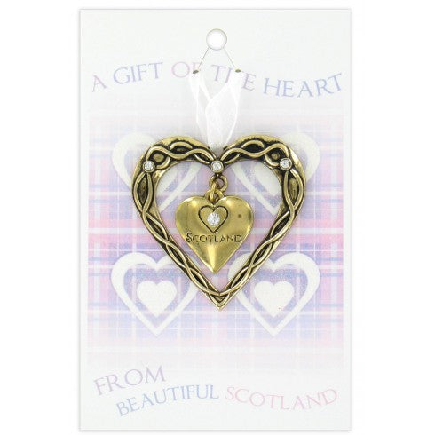 Met. Heart Hanger Beautiful Scotland